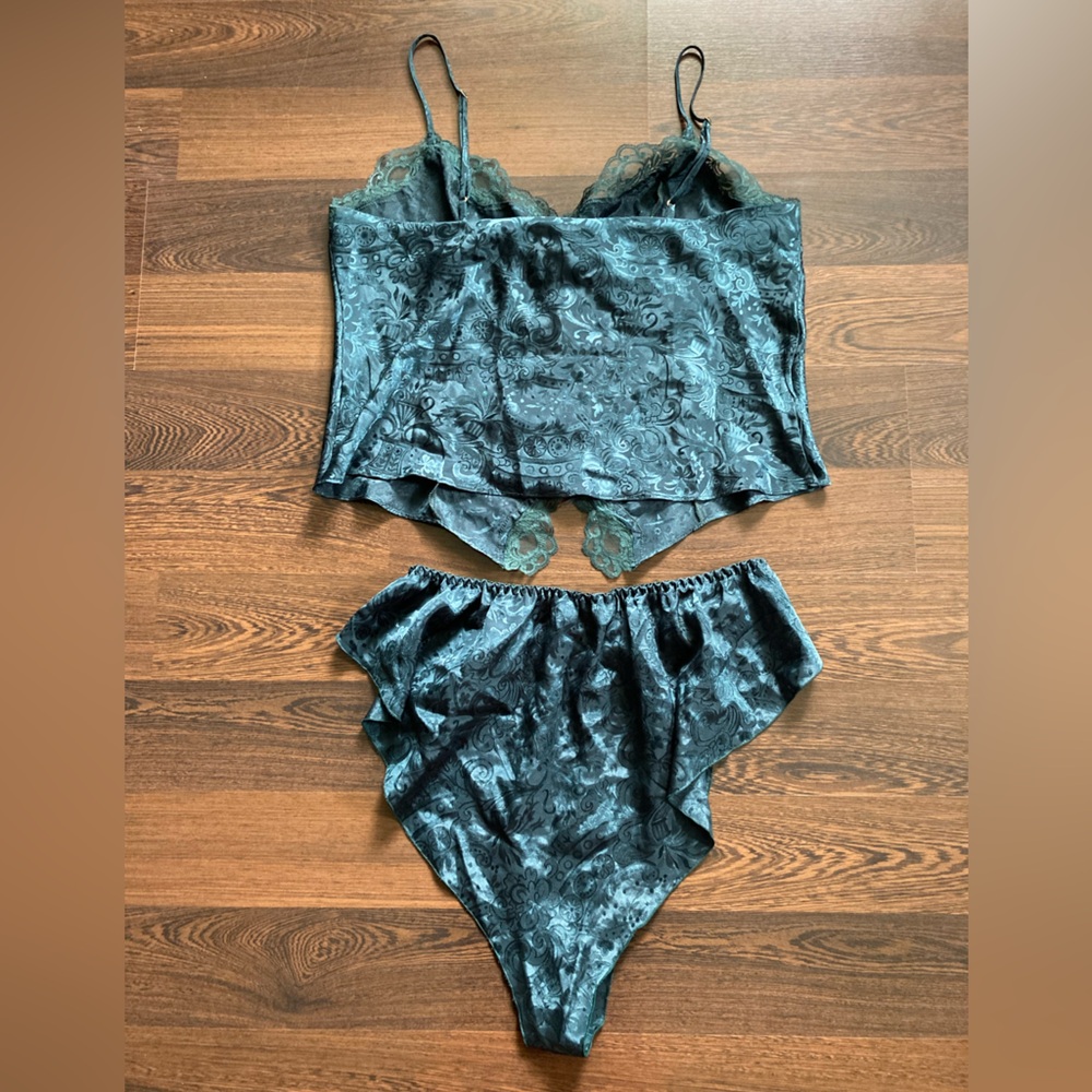 VTG Gold Label Victoria’s Secret Set Sexy Corset Top and High Waisted Bottoms - Picture 3 of 8